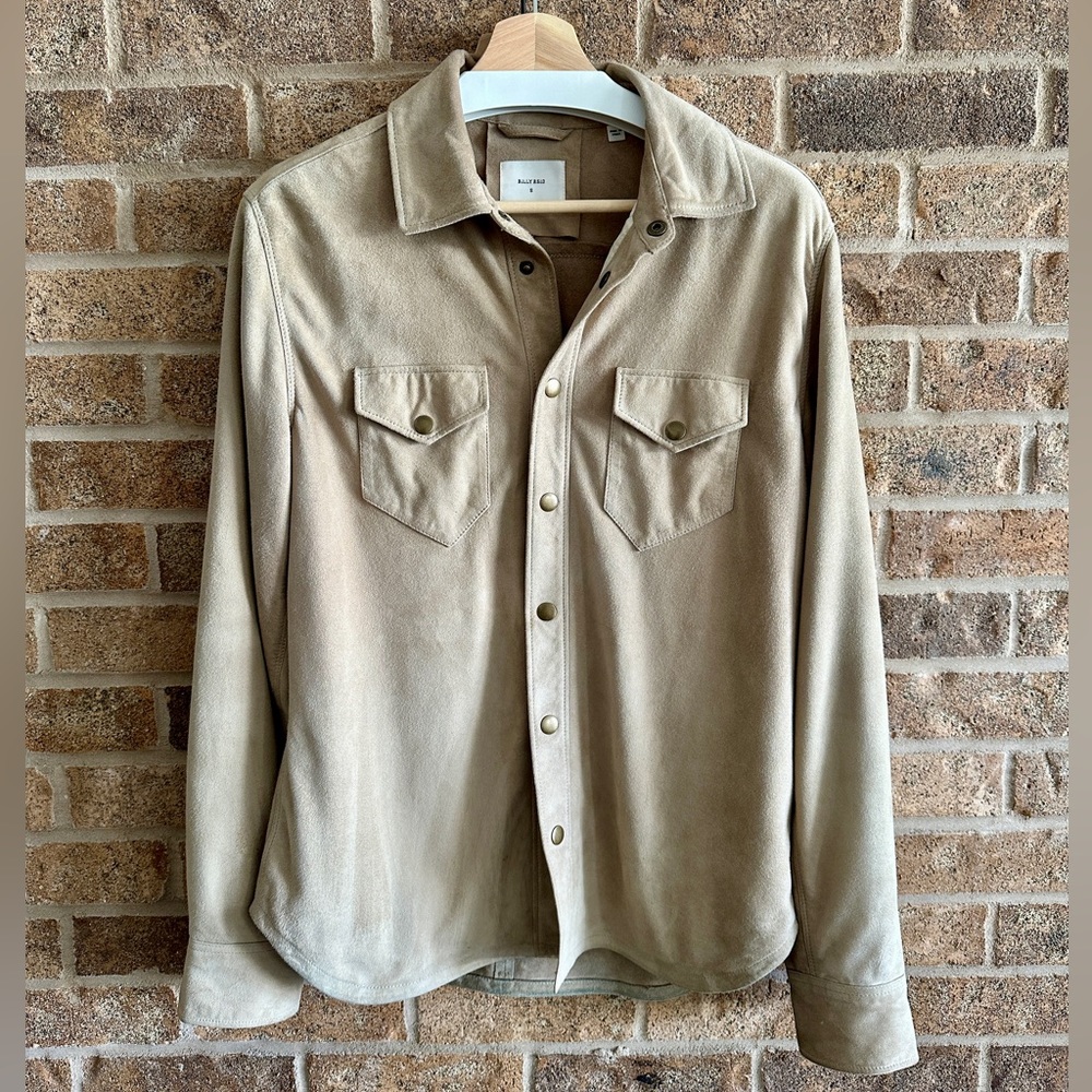 Billy Reid - Savoy Suede Workshirt - S